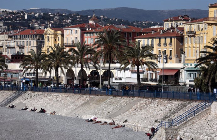 Paseo de los Ingleses en Niza (Francia)