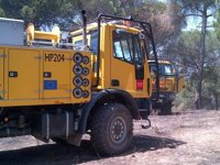 Extinguido el incendio de Moguer que ha afectado a cinco hectáreas de pasto y matorral