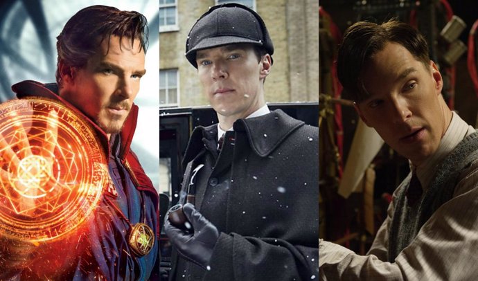 Collage personajes de Benedict Cumberbatch