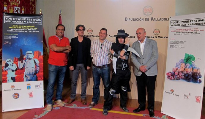 Presentación del 'Youth Wine Festival' en la Diputación de Valladolid
