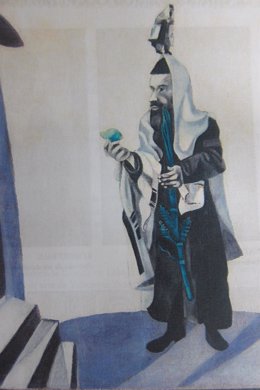 Rabino con limón Marc Chagall