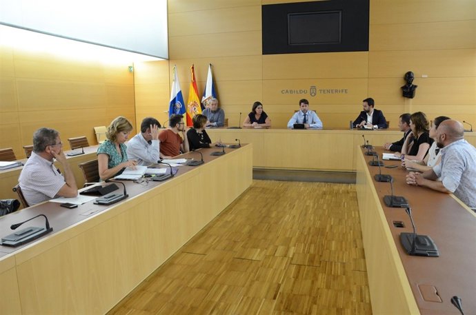 Un instante de la reunión