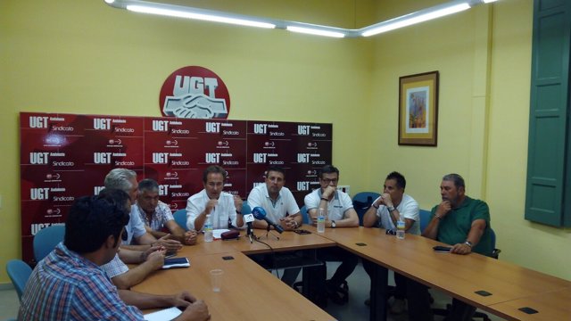 Rueda de prensa de UGT Sevilla sobre Ybarra