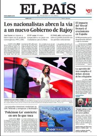 Las portadas de los periódicos de hoy, miércoles 20 de julio de 2016