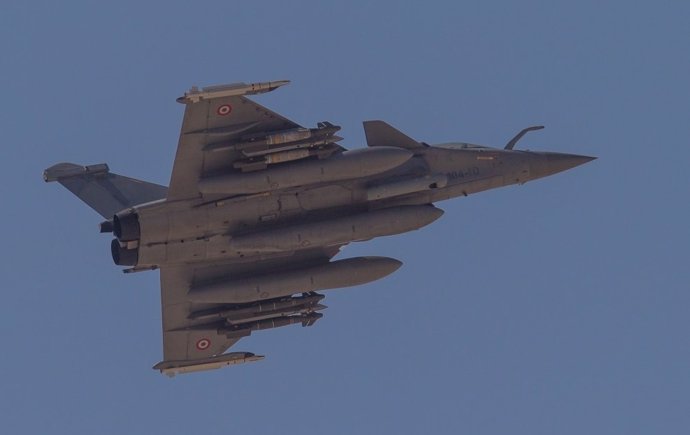 Avión de combate francés en Siria