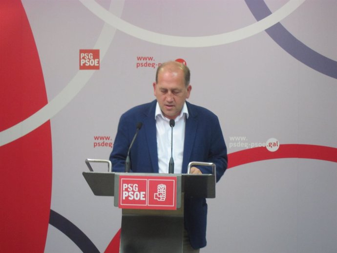 El candidato a la Xunta del PSdeG, Xaquín Fernández Leiceaga