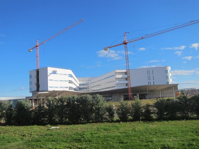 Hospital de Cáceres en obras 