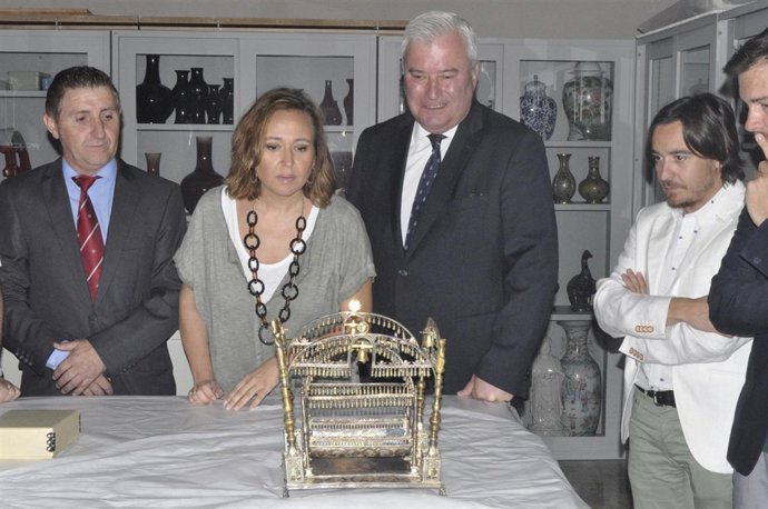 La cuna de Sijena, depositada en el Museo Provincial de Zaragoza.