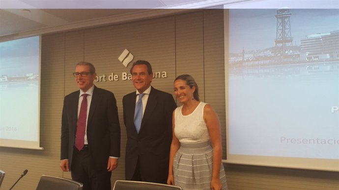 José Alberto Carbonell, Sixte Cambra, Núria Burguera (Puerto de Barcelona)