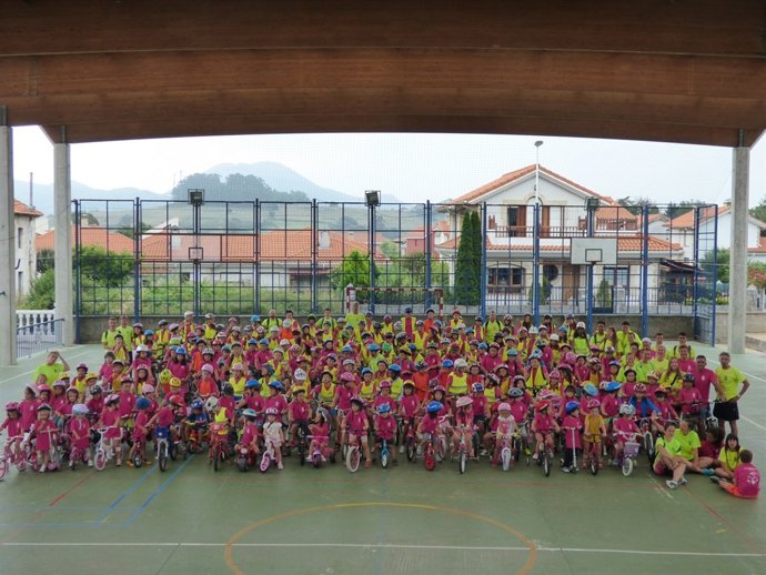 Niños en el Día de la Bicicleta