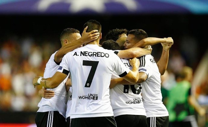 Negredo, Valencia CF- AS Mónaco