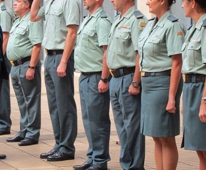 Pase de revista Guardia Civil. Foto de recurso