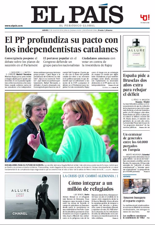 Portada El País