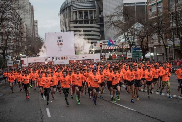 Corredores de la San Silvestre Vallecana 2015