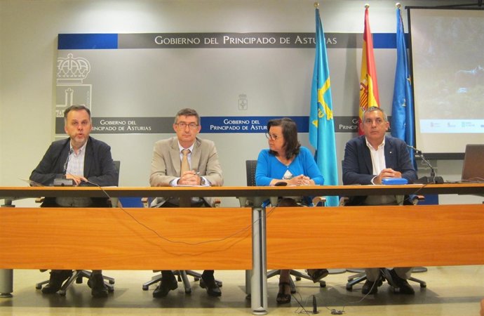 Representantes del Principado de Asturias, Castilla y León y Cantabria.