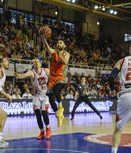 Marko Popovic en el partido Montakit Fuenlabrada - CAI Zaragoza