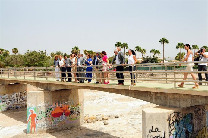 VISITA DEL PRESIDENTE DEL GOBIERNO DE CANARIAS A LA ZONA TURÍSTICA DE SAN BARTOL