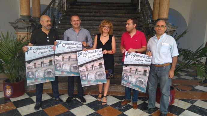 Ruz durante la presentación del Festival de Teatro Clásico Popular