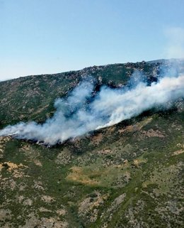 Incendio en Losar de la Vera