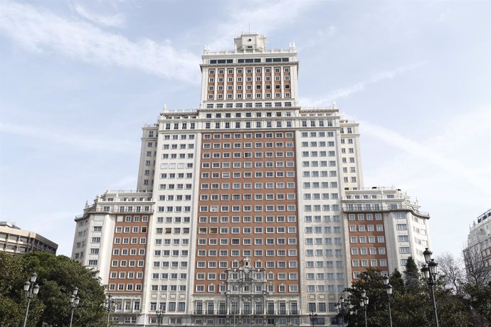 Edificio España de Madrid, plaza España