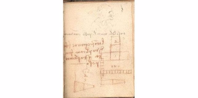 Anotaciones de Leonardo sobre las leyes de fricción