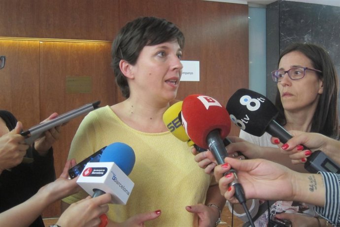 La teniente de alcalde de Barcelona Laia Ortiz