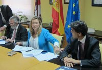 Del Olmo espera que el Gobierno transfiera los fondos para el "cierre seguro" de la Vasco-Leonesa "antes de vacaciones"