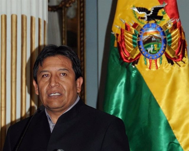 El ministro de Exteriores de Bolivia, David Choquehuanca