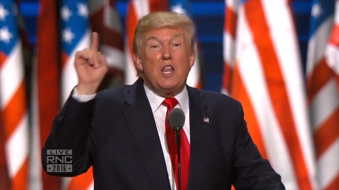 Trump apela a la seguridad en su discurso de nominación