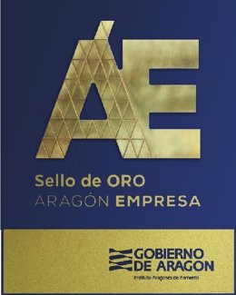 Sello de oro Aragón Empresa.
