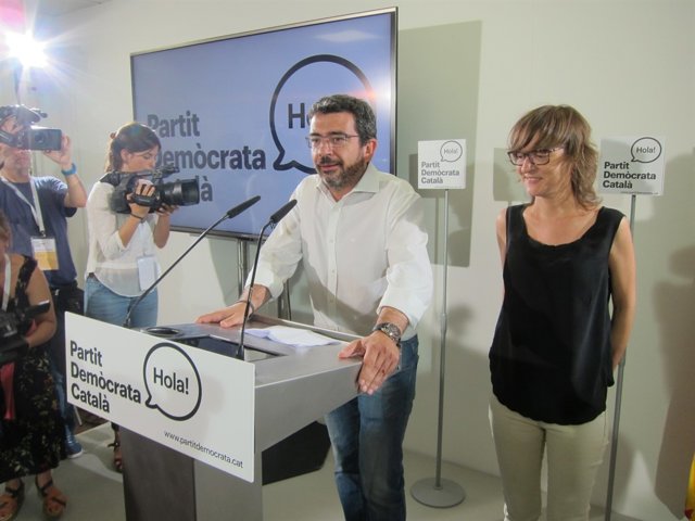 El portavoz de la jornada de primarias del PDC, F. Sánchez