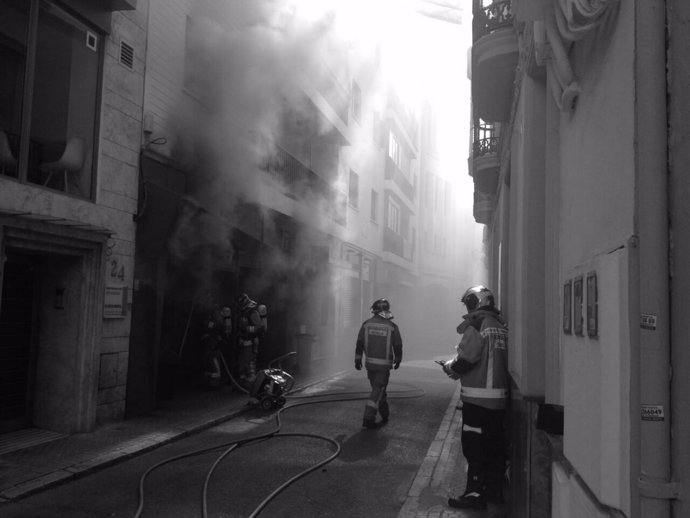 Incendio en un restaurante del centro de Sevilla