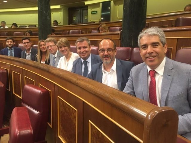 Francesc Homs, Carles Campuzano y los diputados de Convergència 