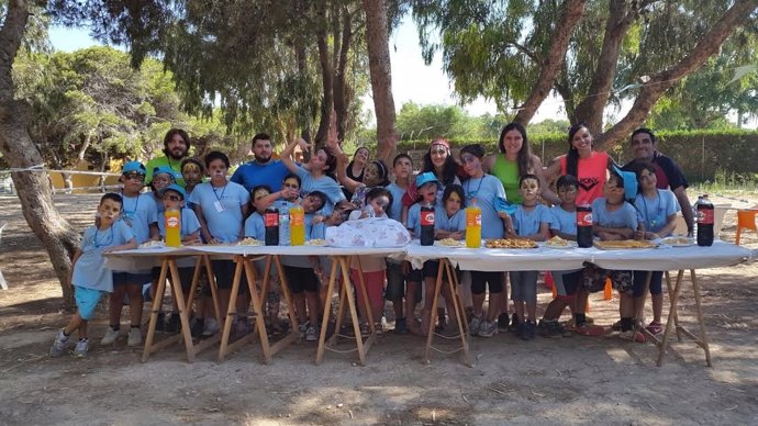 Participantes en campamentos de Melilla Acoge