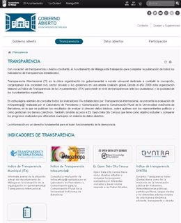 Transparencia en el Ayuntamiento de Málaga
