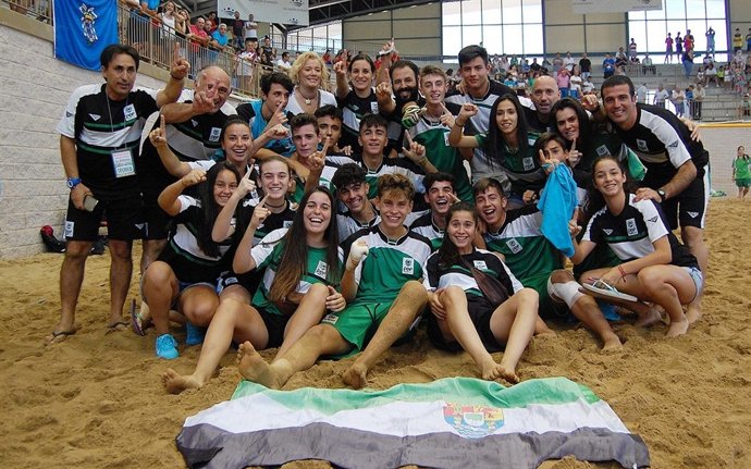 Selección extremeña de futbol playa cadete