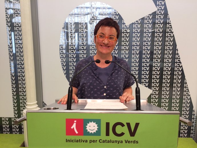 La coordinadora nacional de ICV, Marta Ribas 