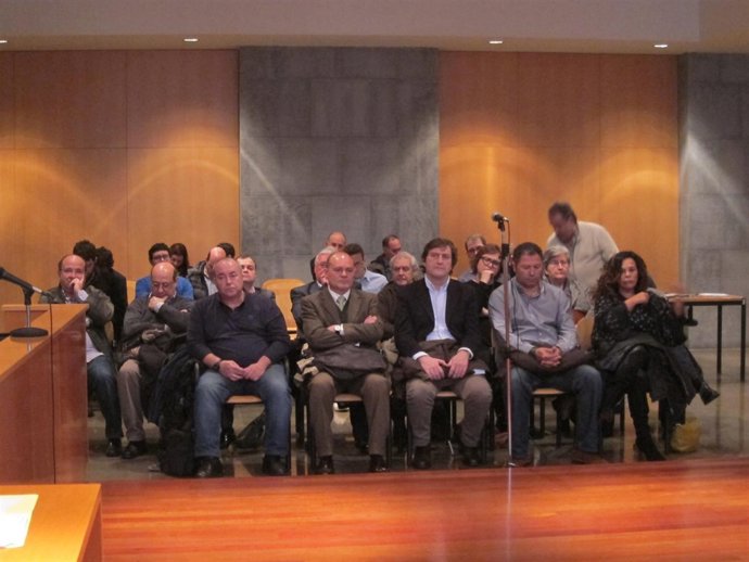 Acusados en el Caso Marea durante el juicio