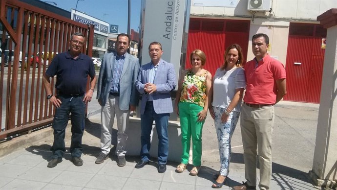 Visita a las empresas del CADE de Andújar