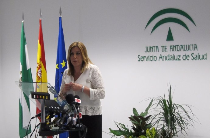 La presidenta de la Junta, Susana Díaz