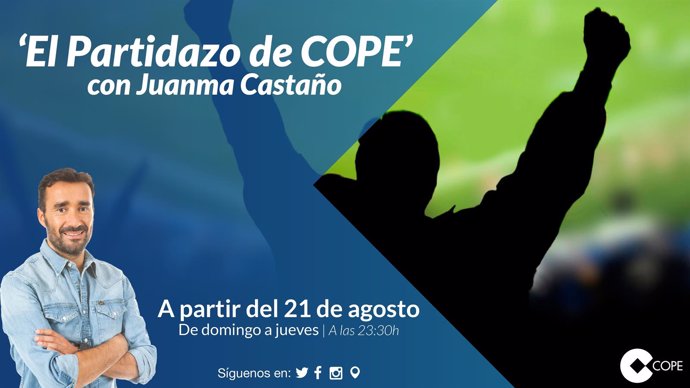 Juanma Castaño presentará 'El Partidazo de COPE' a partir del 21 de agosto