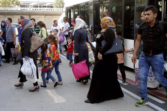 Llegada de refugiados sirios a España