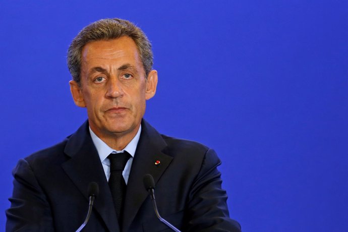 Elexpresidente de Francia Nicolas Sarkozy