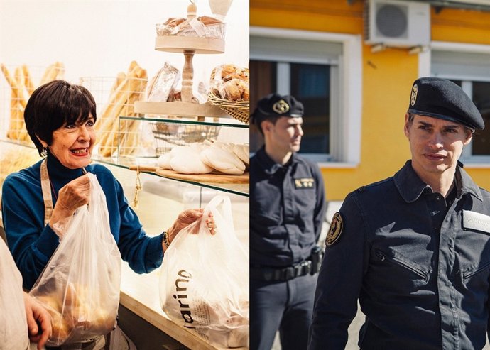 Concha Velasco y Carlos Baute en el programa 'Trabajo temporal'