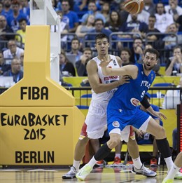 España vs Italia, Andrea Bargnani, Willy Hernangómez 