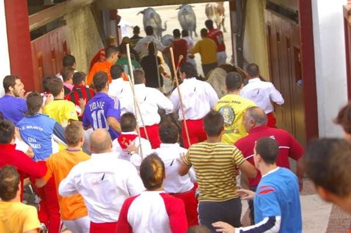 Imagen de los encierros en San Sebastián de los Reyes