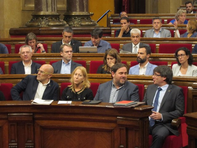 JxSí en el pleno del Parlament