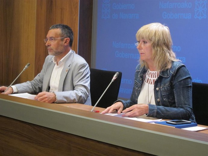 Miguel Laparra y Ana Ollo.