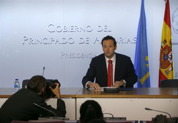 Guillermo Martínez en rueda de prensa.