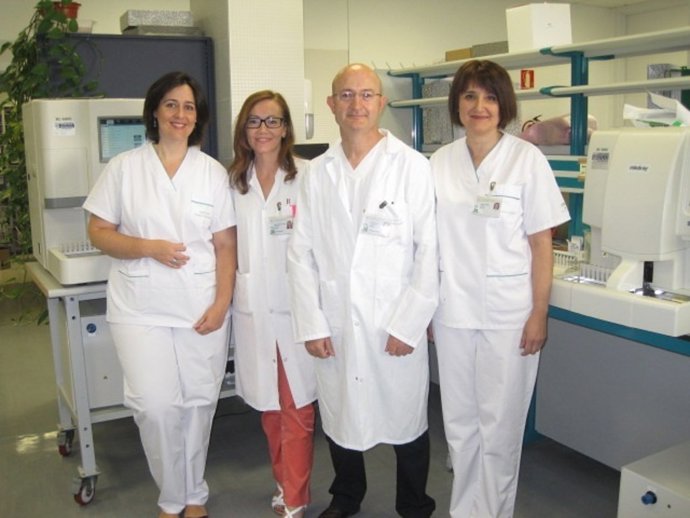 Autores del trabajo sobre hemoglobina anómala